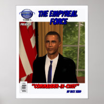 Obama-Plakat - Empyreal Kraft-Superheld