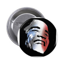 Obama StStripe 3black Pin's Avec Agrafe