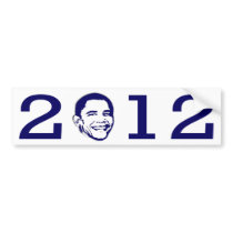 ObamahauptAutoaufkleber 2012