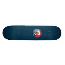 Obamahoffnung u. -frieden skateboard brett