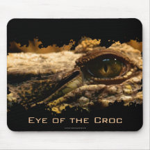 Oeil de crocodile, reptile, faune, animal tapis de souris