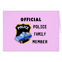 Offizielle Polizei-Familie Karten