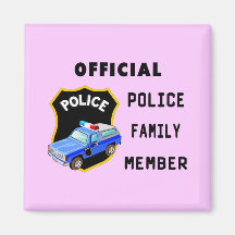 Offizielle Polizei-Familie Magnete