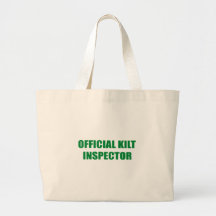 OFFIZIELLER KILT-INSPEKTOR EINKAUFSTASCHE