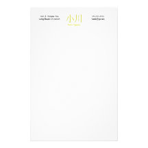 Ogawa Monogramm Personalisierte Büropapiere