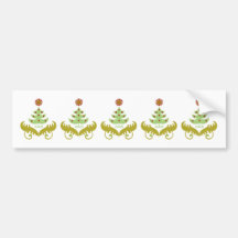 Oh arbre de Noël Adhésifs Pour Voiture