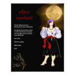 Oh Maties ! Partie de Halloween de jeune fille de  Invitation