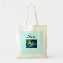 Oiseau du sac fourre-tout de la jeune mariée perso