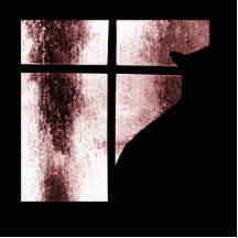 Oktober duscht Katzen-Silhouette dem Rot an des Fe Acryl Ausschnitte
