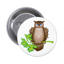 Oleg Eule Anstecknadelbuttons