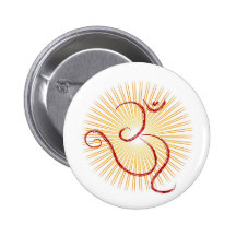 OM-Symbol Anstecknadelbuttons