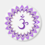 OM-Symbol/Krone Chakra Kühlschrankmagnet