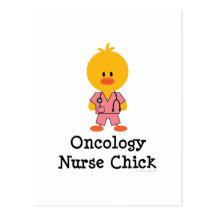 OncologyNurseChick Postkarte