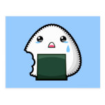 Onigiri triste carte postale