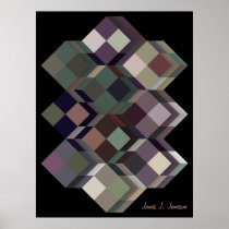 OP-Kunst (optische geometrische Kunst) mit Ihrem N