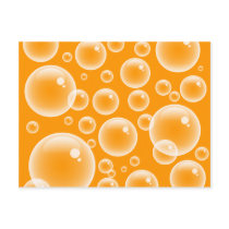 Orange Blasen
