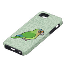 Orange-konfrontierter Parakeet iPhone 5 Cover