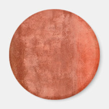 Orange Schmutz Kühlschrankmagnet