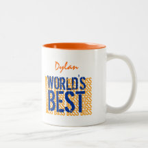 OrangeBlue der Chef der Welt bester Schmutz, der G Tee Tasse