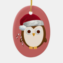 Ornement de hibou de Noël