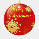 Ornement décoratif de globe de Joyeux Noël