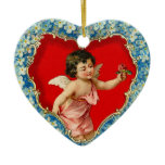 Ornement victorien de cupidon ornements
