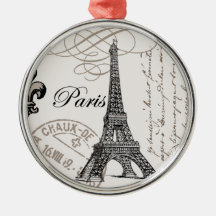 Ornement vintage de Paris…