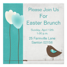 Ostern-Brunch laden ein Personalisierte Einladungen