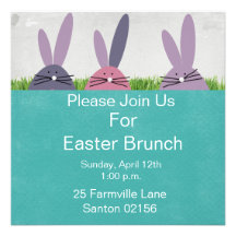 Ostern-Brunch laden ein Personalisierte Ankündigungskarten