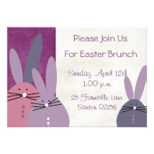 Ostern-Brunch laden ein Individuelle Ankündigungskarte