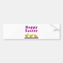 Ostern-Küken im Gras Autosticker