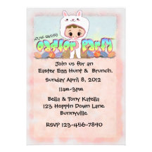 Ostern-Party-personalisierte Einladung