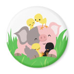 Ostern-Schwein und Kükenmagnet