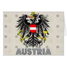 Österreich-Wappen Karten