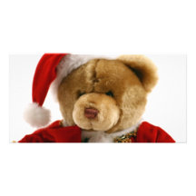ours de Noël Photocarte Personnalisée