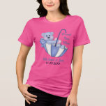 Ours de nounours de parapluie - nouvelle maman de  t-shirt