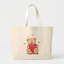 Ours de nounours mignon de Saint-Valentin Sac Fourre-tout