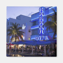 Ozean-Antrieb, Südstrand, Miami Beach, 2 Kühlschrankmagnet