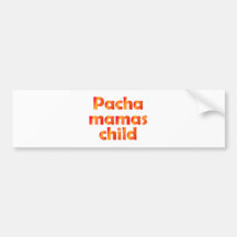 Pacha mamas child auto sticker