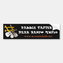 Paddel schneller auto sticker