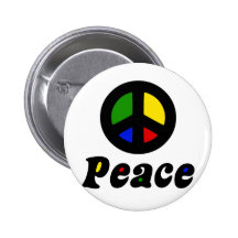 Paix Buttin d'amusement Badge Avec Épingle