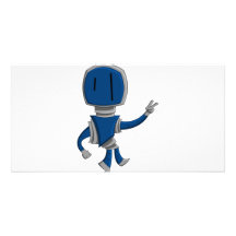 Paix de robot photocarte