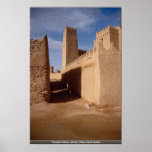 Palais de Thunyan, vieille ville, Najd, Arabie Sao Affiches