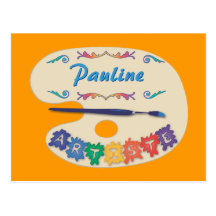 Palette de Peintre Postkarten