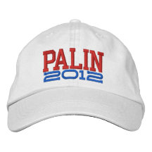 Palin 2012 bestickte kappen