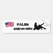 Palin Baby-inarme Autoaufkleber