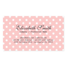 Pâlissez - le carte de visite rose de mod de point