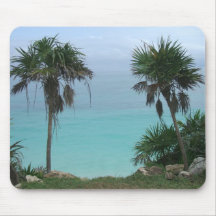 Palmen und Ozean Mousepads