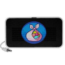 Panier de bébé du bleu oval.png d'oeufs haut-parleurs mp3