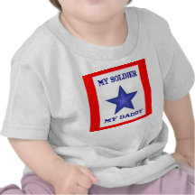 Papa d'étoile bleue t-shirt